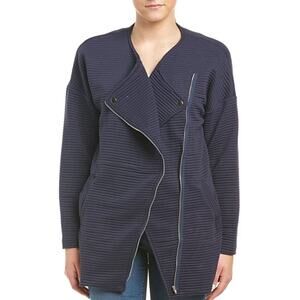 MINKPINK Women's Take Care Rib Biker Jacket Sz XS